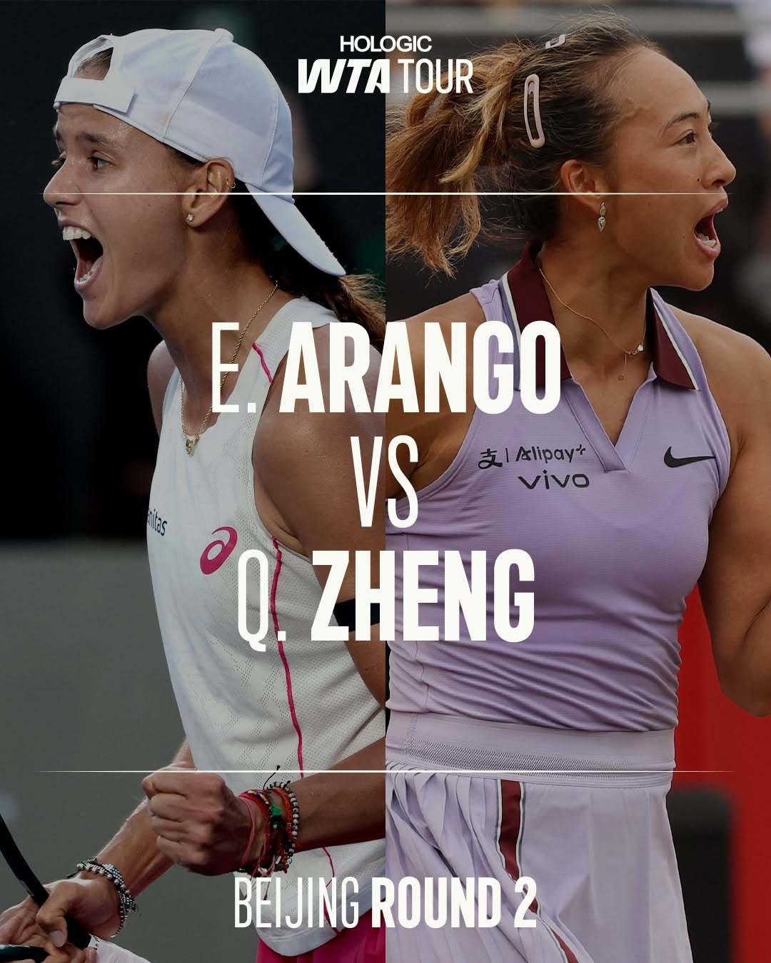 郑钦文在北京中网复出首秀击败阿朗戈，收获赛